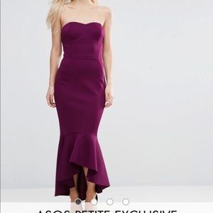 ASOS purple dress